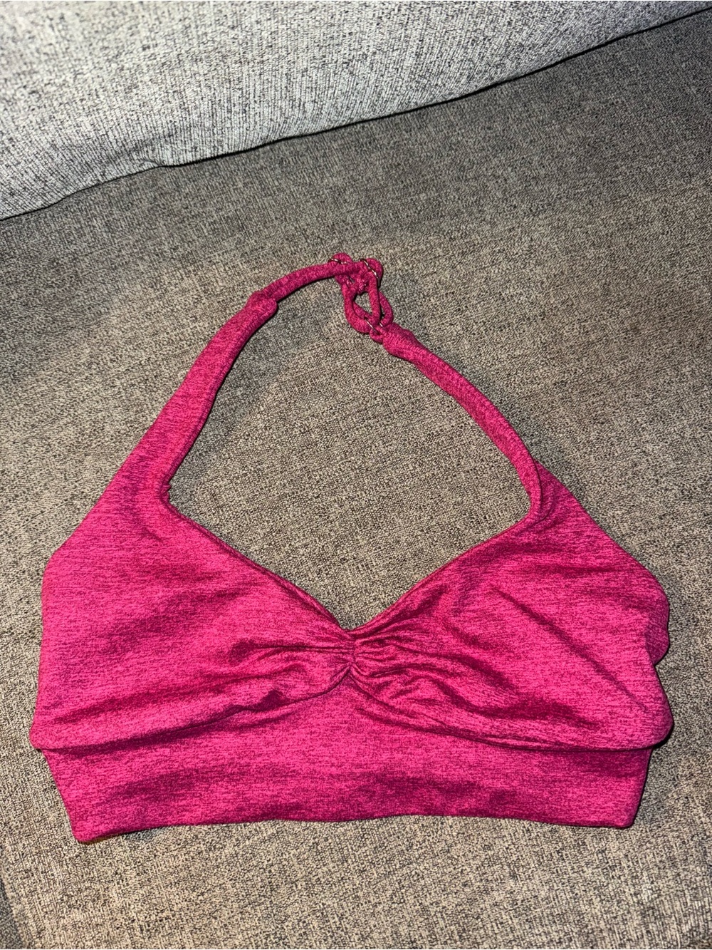 Bombshell backless halter top bra size small